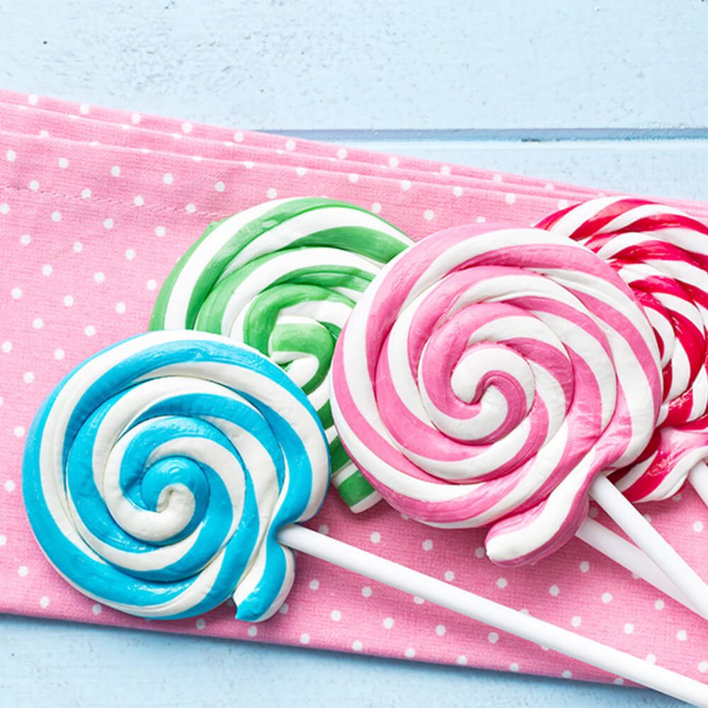 Colored Lollipops